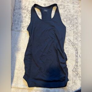 Athleta Women's Navy Blue Scrunched Tank Top
